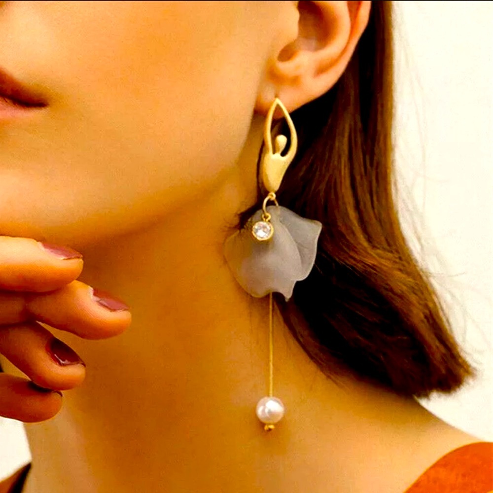 New Long Style Ballerina Ballet Dancer Earrings